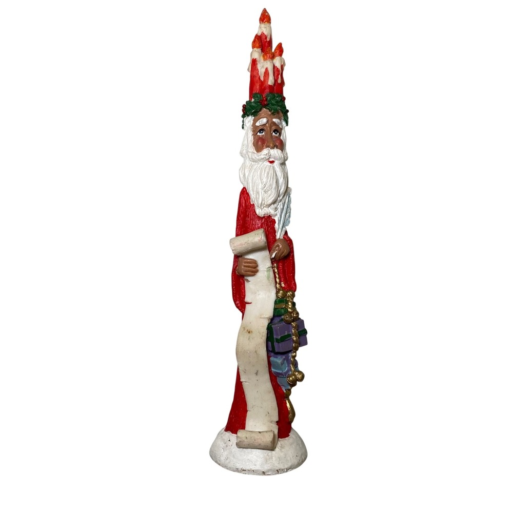 Gantz Mystical Santa Claus 11 Inch Figurine Candle Holder‎ Christmas Decor